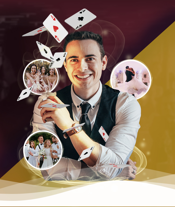 Hajnal Máté esküvői bűvész