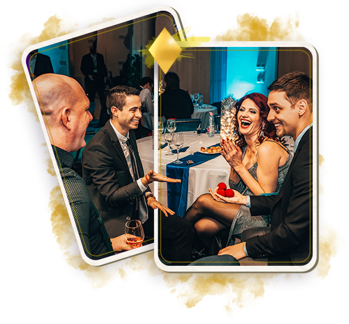 Mikromágia, testközeli bűvészműsor rendezvényre